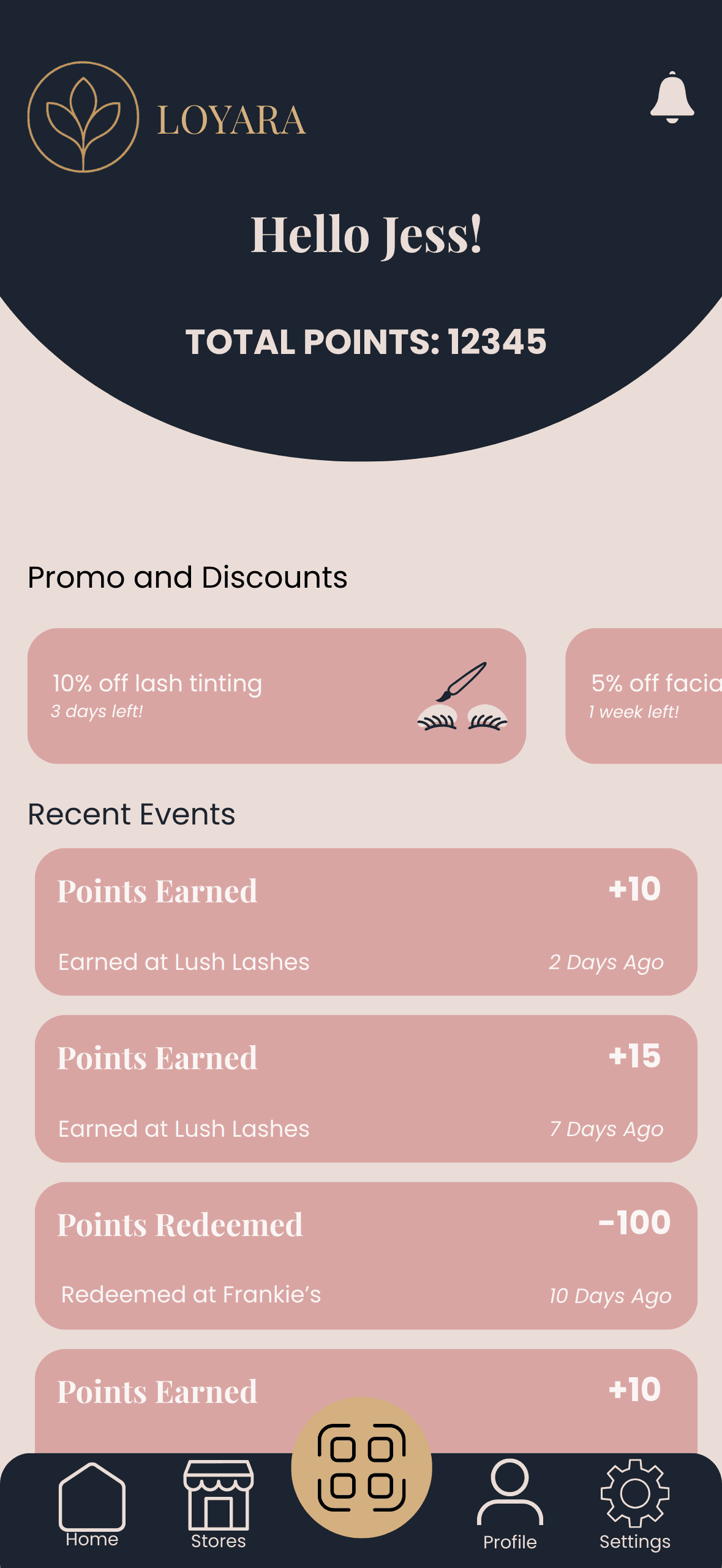 End-user dashboard